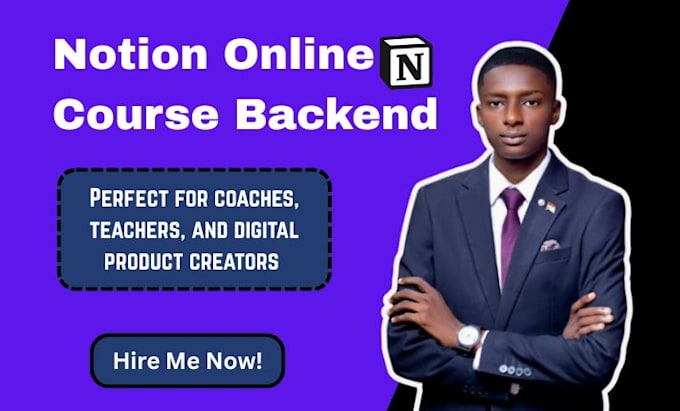 build notion lms, online course backend, student dashboard, learning system