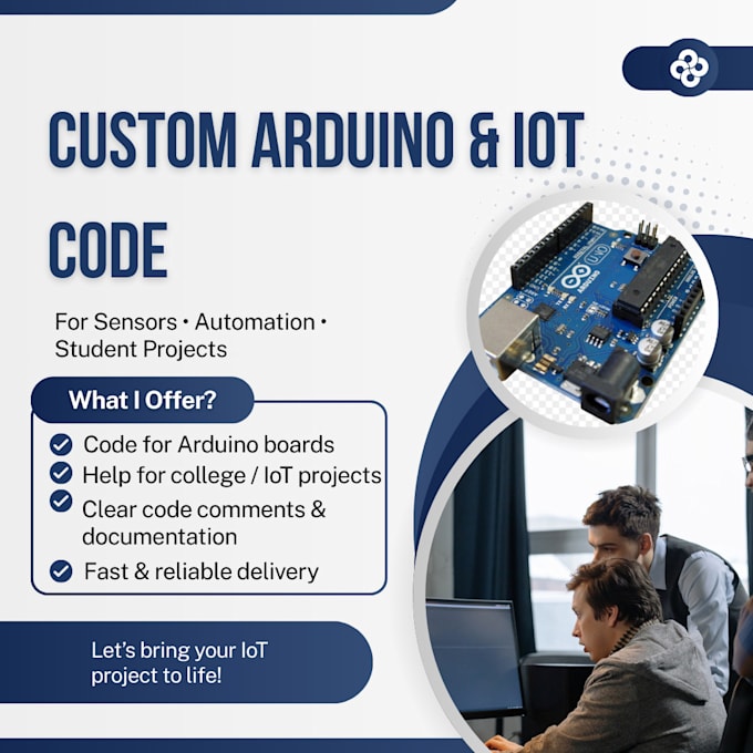 write custom arduino code for your iot sensor project