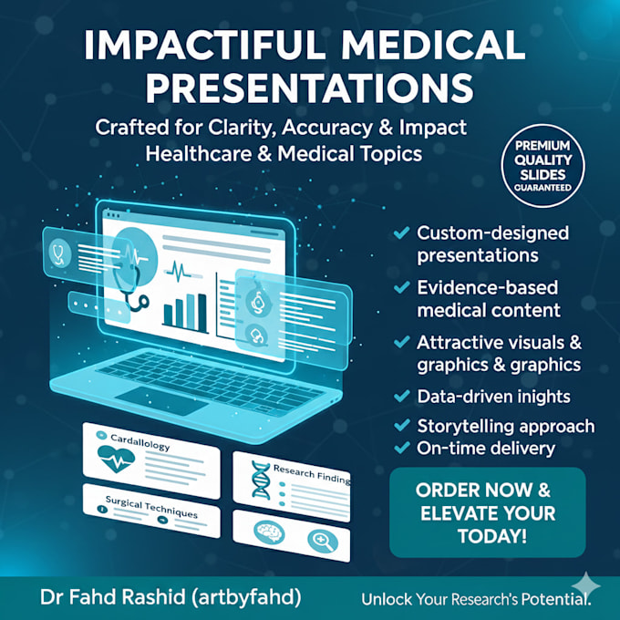 design a professional medical presentation as a specialist surgeon