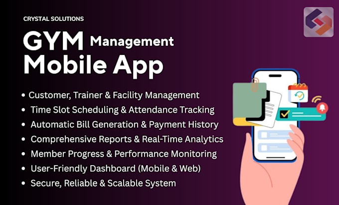 develop a gym management system with mobile and web app