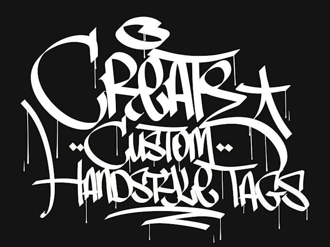create a graffiti handstyle tag for your name or logo