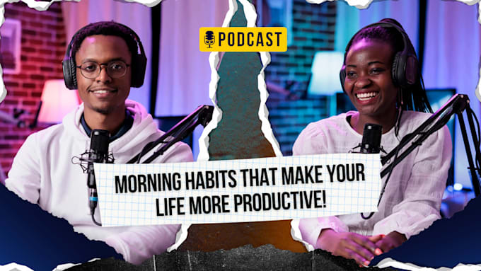 create an amazing podcast youtube thumbnails