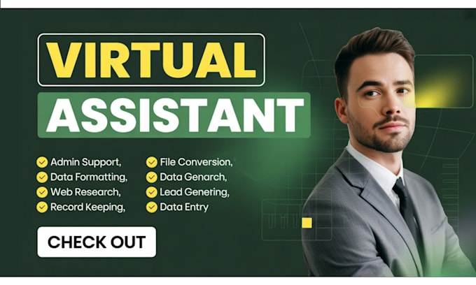 provide admin support, maintaining files, virtual assistant
