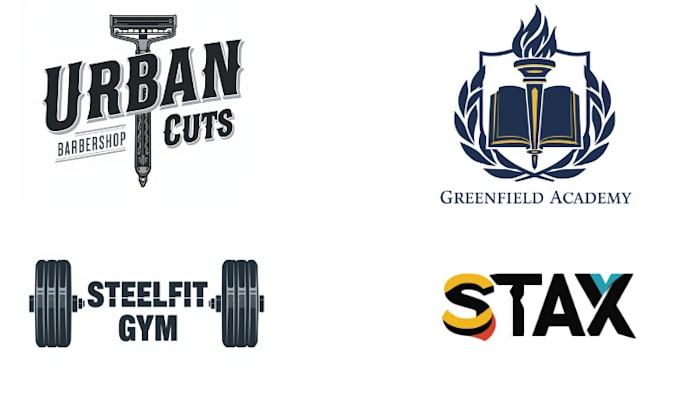 create professional minimalist logo for your local bussiness