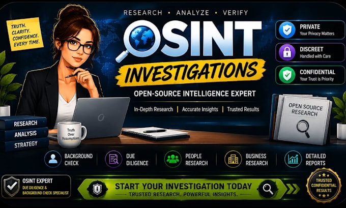 provide background check osint private investigator and find someone