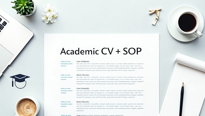 provide academic CV and sop package for phd admissions