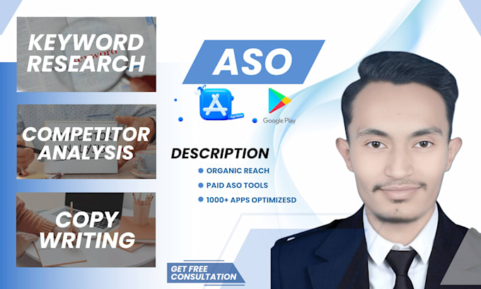 optimize 1000 apps with aso keywords and app descriptions