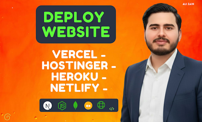 deploy react website on vercel, netlify, github, AWS, heroku, gcp