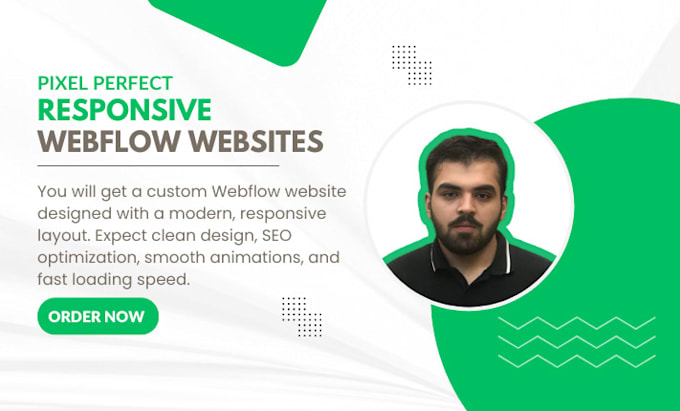 design and develop a professional webflow website