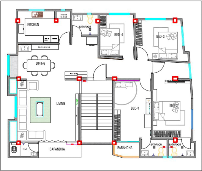 do cad layout and plan
