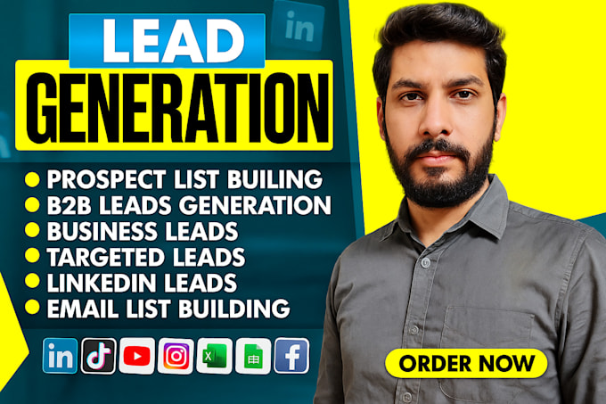 b2b lead generation and build prospect email list