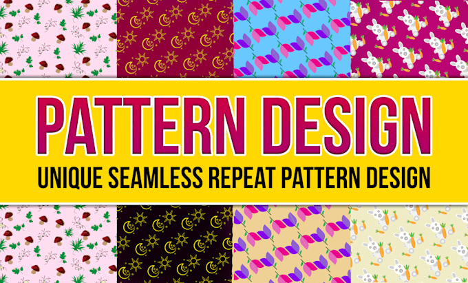 Design vector unique seamless repeat patterns for textiles by ...