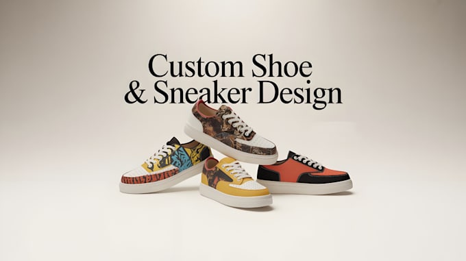design custom footwears, mockups, 3d shoe and tech pack, custom sneaker, sandal