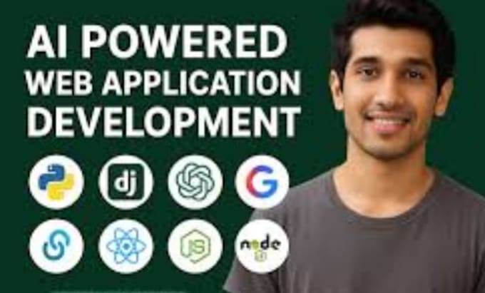 develop full stack website, ai website, ai web app and software