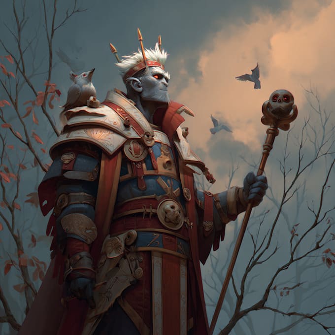create stunning fantasy character illustrations for your