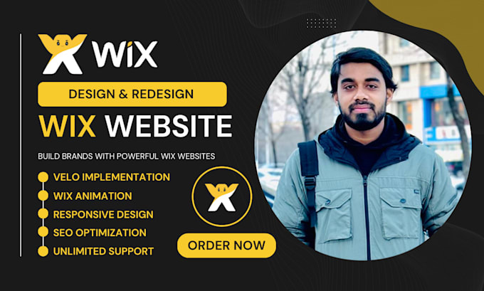design a professional wix website
