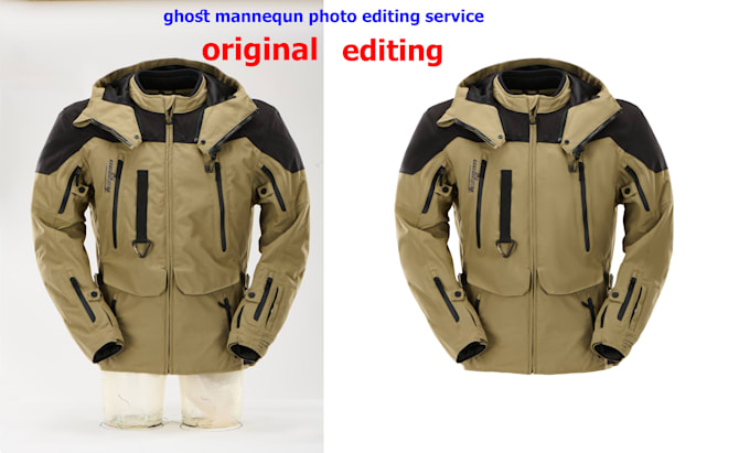 perform flat mannequin, and neck joint editing for clothing