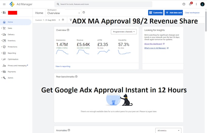 google admanager adx ma approval with multiple companies