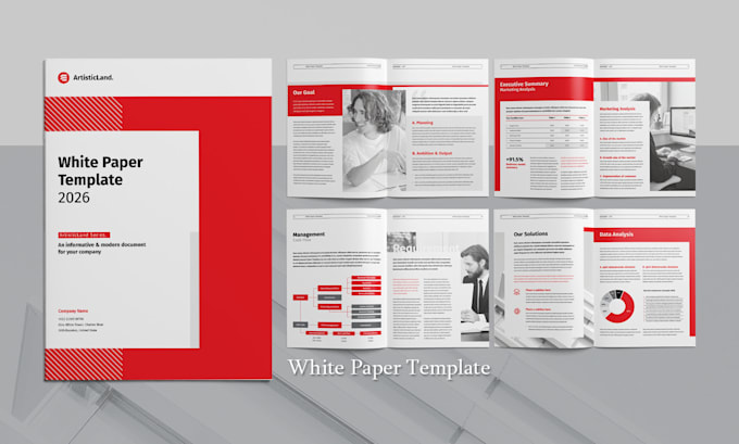 design professional white paper template
