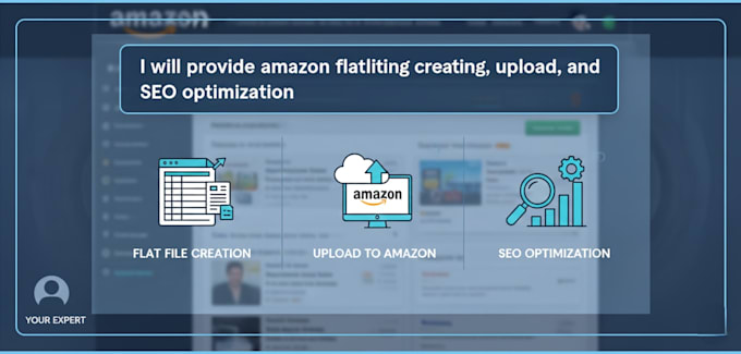 provide amazon flat file listing creation, upload, and SEO optimization