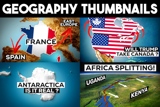 design eye catching geography and earth science thumbnails