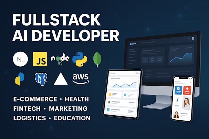 develop nextjs, mern stack, and ai application