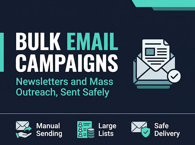 manually send bulk emails for your newsletter or email campaign