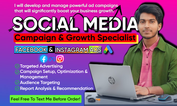 be your paid social media marketing expert and ads manager