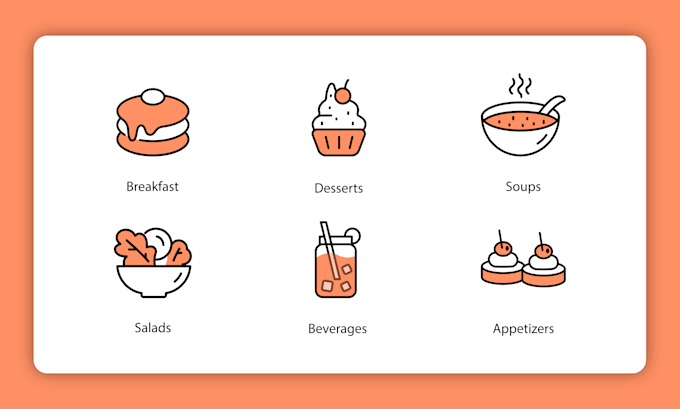 do icon design, custom icons, and vector icon set for websites and apps
