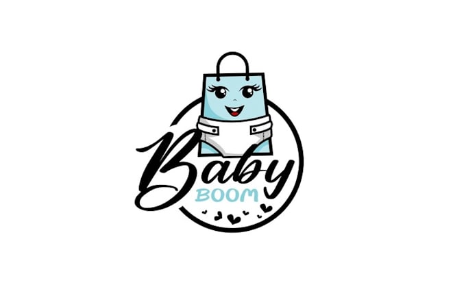 design unique baby brand logo