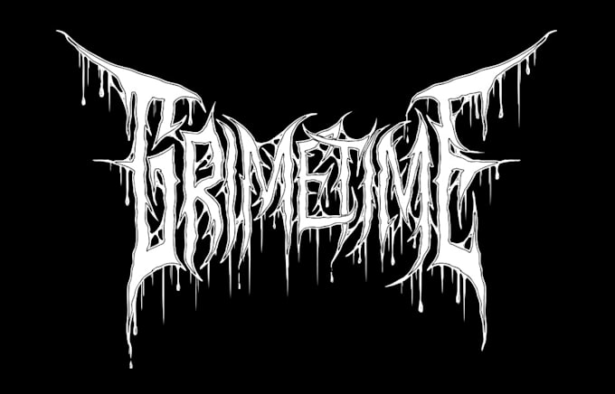 make a black metal and death metal logo