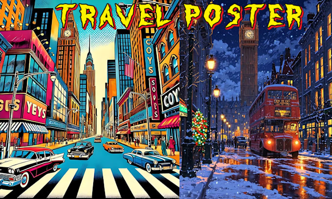 design retro vintage poster travel poster holiday poster and vacation poster