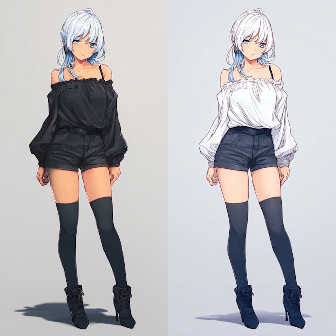 draw anime, manga or game character