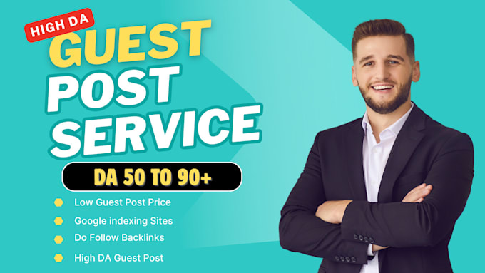 do premium SEO guest post backlink and publish article, guest posting service