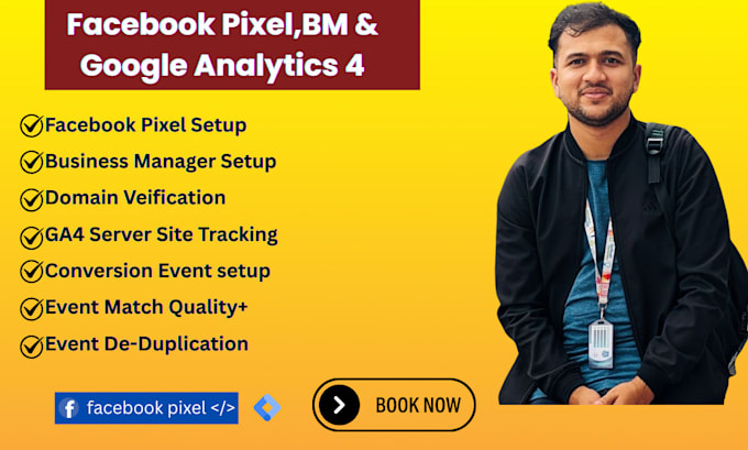 setup facebook pixel,meta conversion API,shopify, GTM and server side tracking