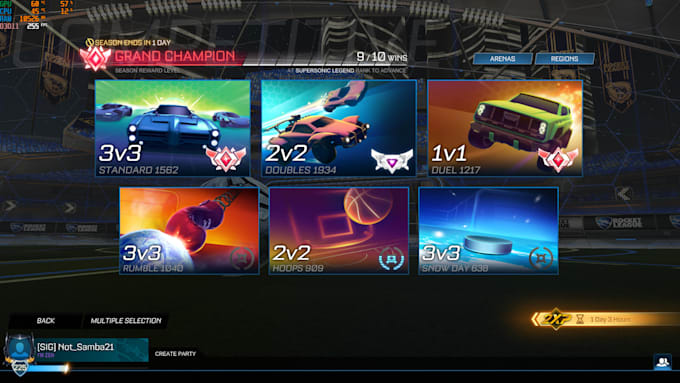 play rocket league with you