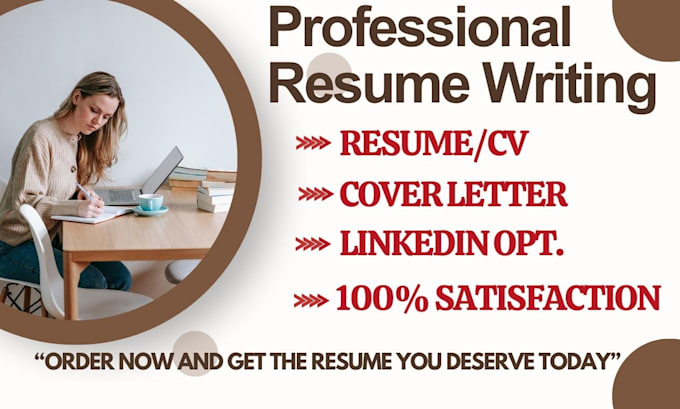 create professional resumes, cvs, and deliver accurate accounting support