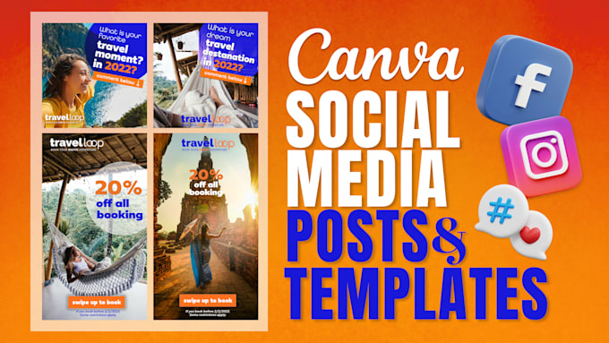 Design custom editable canva templates for social media by ...