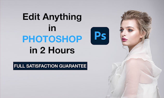 do photoshop editing, face swapping, retouching, background removal