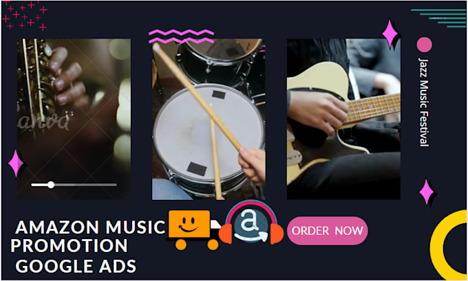 do google ads campaign to amazon music promotion