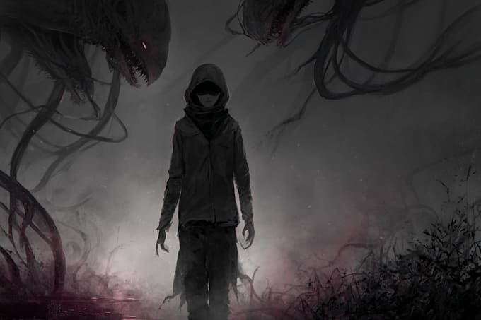 create eerie, spooky, and grotesque illustrations