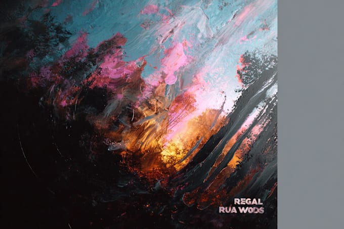 design and animate abstract album cover art