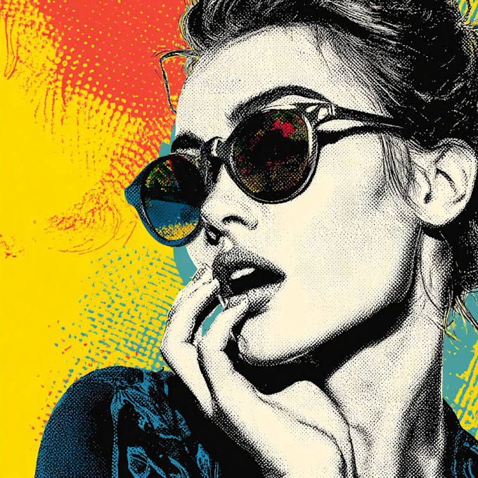 create eye catching pop art for gifts or prints