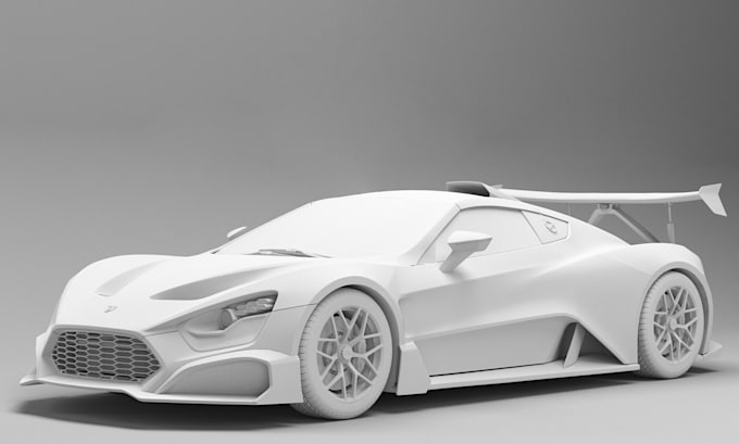 create high quality 3d car models, trims, and custom parts
