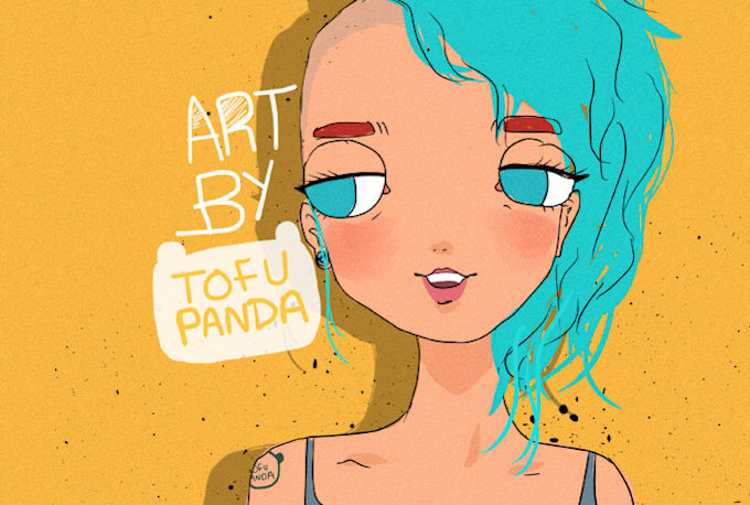draw you a cartoon portrait with words and slogans
