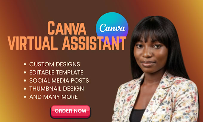 professional canva virtual assistant
