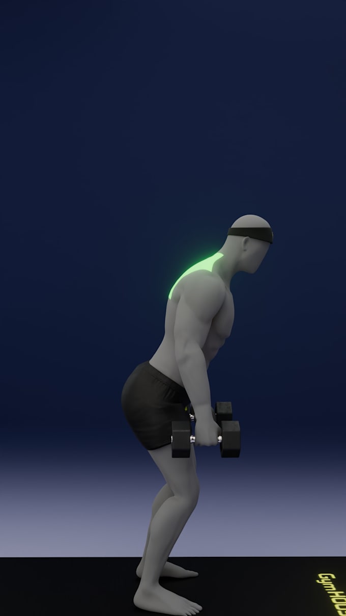 design professional 3d exercise videos for gyms