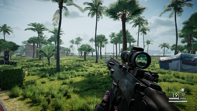 develop a professional fps shooter game for you in unity