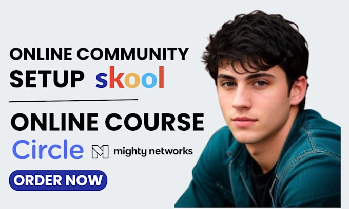 do community setup on circle so community mighty network skool community