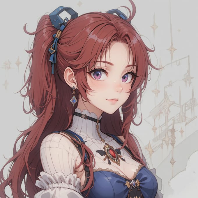 draw custom anime or manga character designs